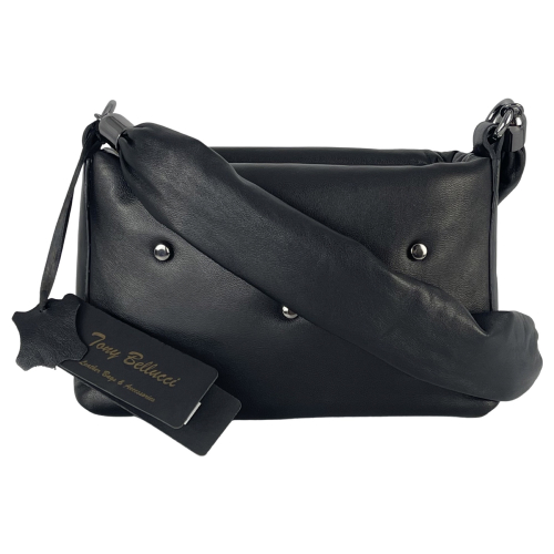 Сумка жіноча шкіряна Tony Bellucci 0558-2000 чорна