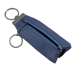 Ключниця шкіряна Eminsa 1588 18-30 блакитна