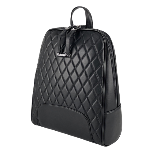 Жіночий рюкзак шкіряний Vanessa Scani 0135-2000 чорний