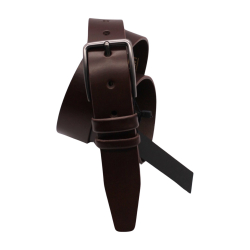 Ремень мужской кожаный Кремень 01407706 115 см Флоренция темно-коричневый