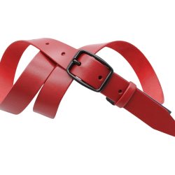 Ремень женский кожаный Кремень 05.30.00.159 красный 130 см