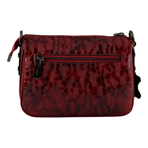 Сумка женская кожаная лакированная Karya 5069-589 красная