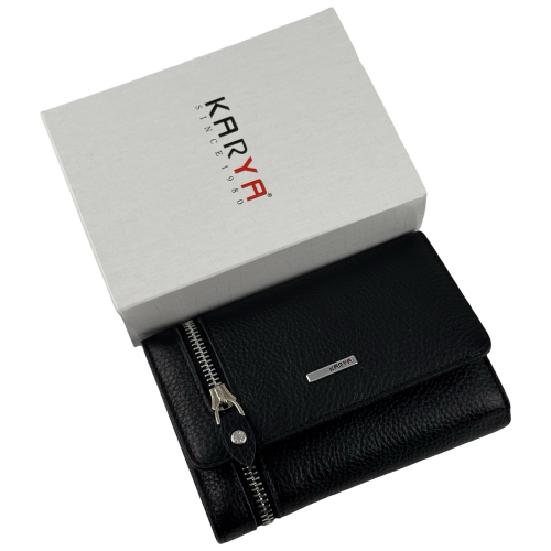 Кошелек женский кожаный Karya 2004-45 черный