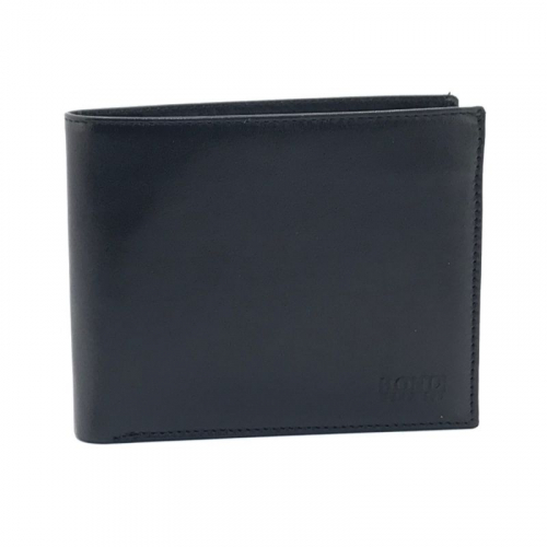 Гаманець чоловічий шкіряний гладкий Bond 519-1 чорний
