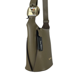 Сумка жіноча шкіряна Tony Bellucci 0316 гірчична