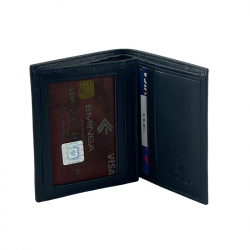 Гаманець чоловічий шкіряний Eminsa 1126 19-19 темно-синій