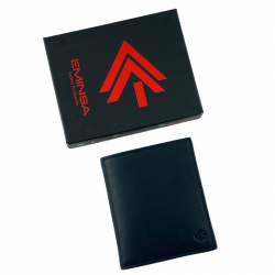 Гаманець чоловічий шкіряний Eminsa 1126 19-19 темно-синій