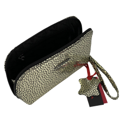 Косметичка жіноча шкіряна Eminsa 2071 113 золотиста