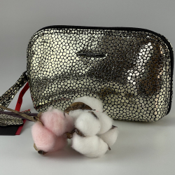 Косметичка женская кожаная Eminsa 2071 113 золотистая