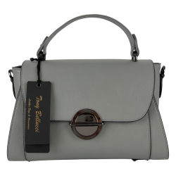 Сумка женская кожаная Tony Bellucci 0551-1031 светло серая