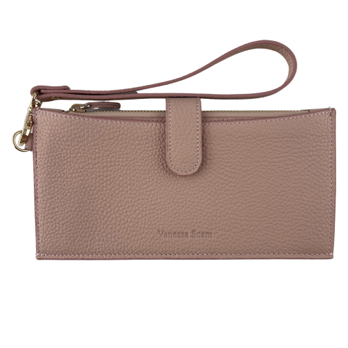 Гаманець-портмоне жіночий шкіряний Vanessa Scani T810-202 світло-рожевий