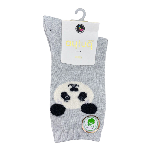 Шкарпетки жіночі Aytug Cotton 41080 високі світло-сірі Size 36-40