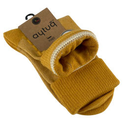 Шкарпетки жіночі Aytug 45019 Lambswool високі жовті Size 36-40