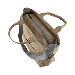 Сумка жіноча із водовідштовхувальних матеріалів High Level Color 2 карамельна