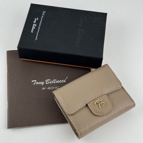 Кошелек женский кожаный Tony Bellucci T851-219 бежевый
