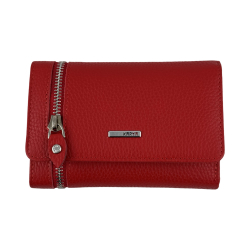 Кошелек женский кожаный Karya 2004-46 красный