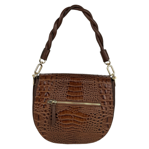 Сумка женская кожаная Karya 2448-650 коричневая