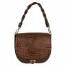 Сумка женская кожаная Karya 2448-650 коричневая