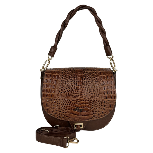 Сумка женская кожаная Karya 2448-650 коричневая