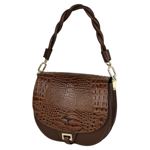 Сумка женская кожаная Karya 2448-650 коричневая