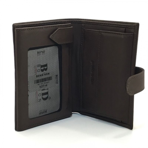Гаманець чоловічий шкіряний гладкий Bond 527