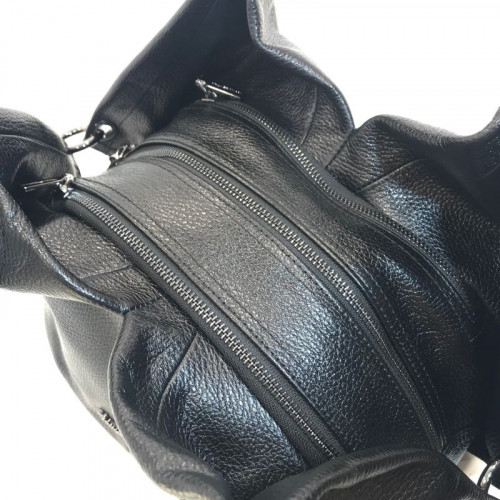 Сумка жіноча шкіряна Tony Bellucci 0203 чорна