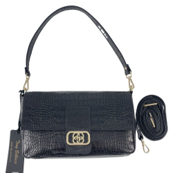 Сумка женская кожаная Tony Bellucci 0523-356 черная