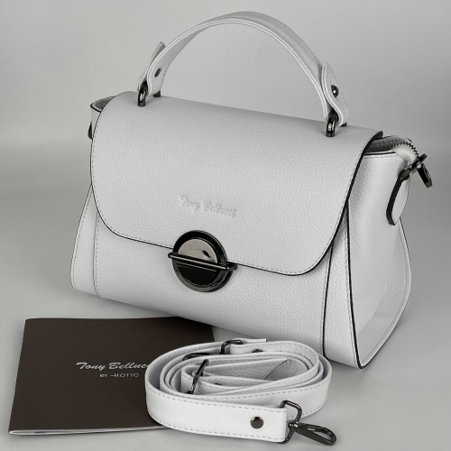 Сумка женская кожаная Tony Bellucci 0551-200 белая