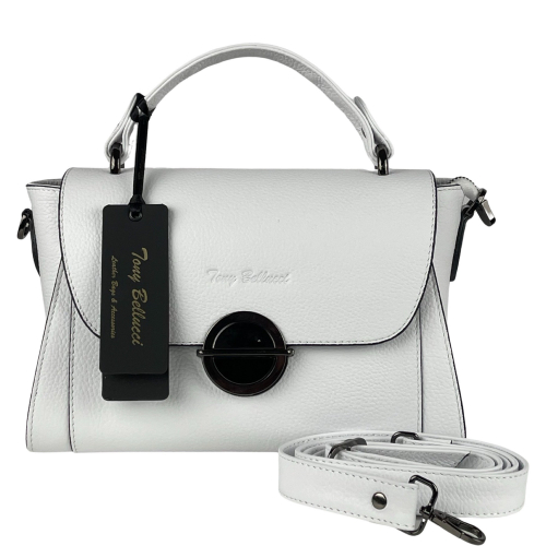 Сумка женская кожаная Tony Bellucci 0551-200 белая