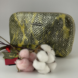 Косметичка жіноча шкіряна Eminsa 2071 114 гірчична