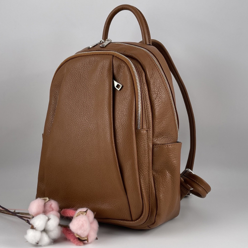 Рюкзак жіночий шкіряний Genuine Leather 543311 коричневий
