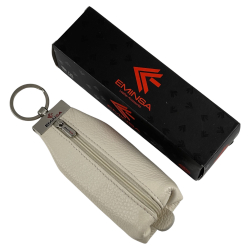 Ключниця шкіряна Eminsa 1588 37-9 молочна