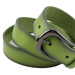 Ремень женский кожаный Кремень 05.30.00.17 120 см салатовый