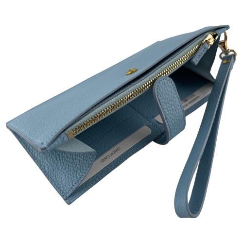 Гаманець-портмоне жіночий шкіряний Vanessa Scani T810-210 блакитний