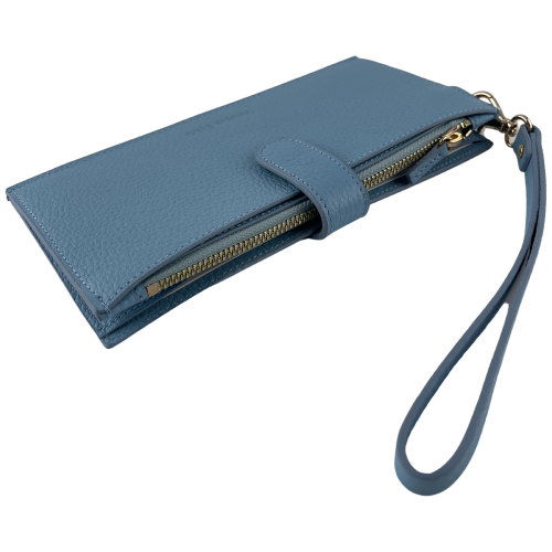 Гаманець-портмоне жіночий шкіряний Vanessa Scani T810-210 блакитний