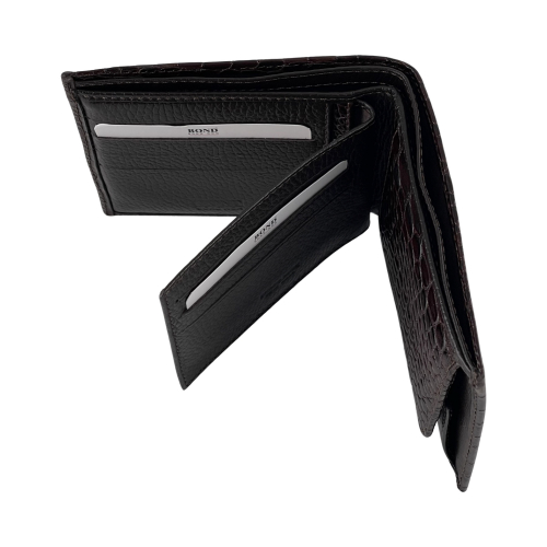 Кошелек мужской кожаный Bond Non 531-355 темно-коричневый