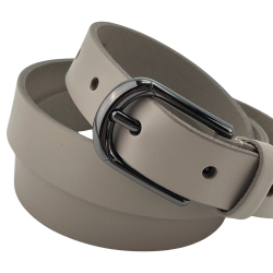 Ремень женский кожаный Кремень 05.25.00.24 110 см бежевый