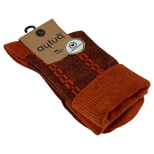 Шкарпетки жіночі Aytug 45019 Lambswool високі оранжеві Size 36-40