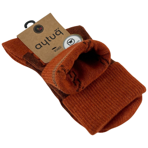 Шкарпетки жіночі Aytug 45019 Lambswool високі оранжеві Size 36-40