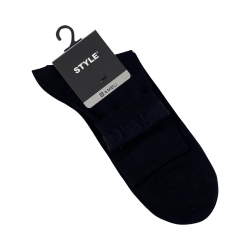 Шкарпетки чоловічі Style Bambu 4113 середні чорні Size 41-45
