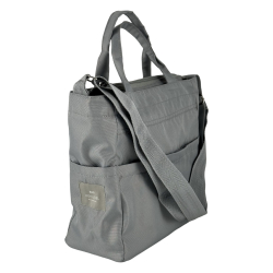 Сумка жіноча з водовідштовхувальних матеріалів High Level Color 2 світло-сіра