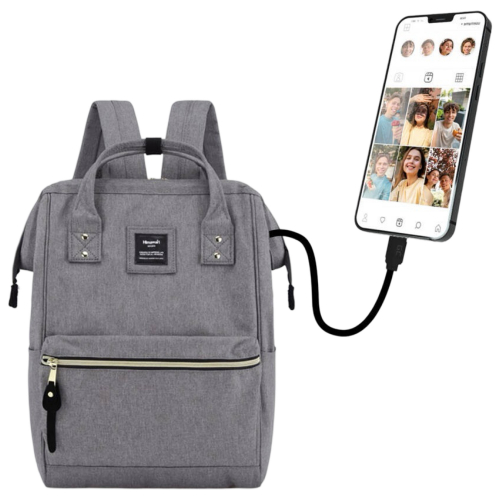 Рюкзак Himawari 9001-05 темно-сірий