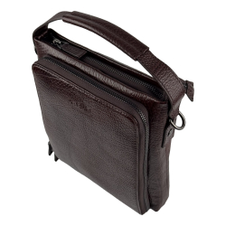 Сумка чоловіча шкіряна Karya 0908-07 коричнева