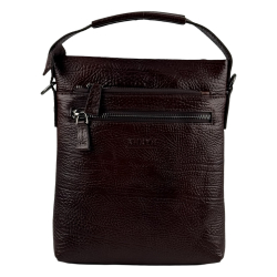 Сумка чоловіча шкіряна Karya 0908-07 коричнева