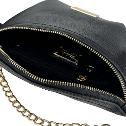 Сумка крос-боді жіноча шкіряна Enzo Nori EN1023-901 чорна