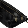 Сумка крос боді чоловіча шкіряна Vittorio Safino VS 055 чорна Кентуккі