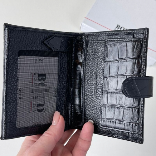 Гаманець чоловічий під крокодилову шкіру Bond Non 527-356