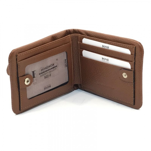 ​Гаманець чоловічий шкіряний Bond 502-3 світло-коричневий