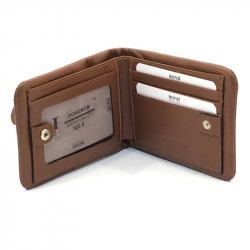 Гаманець чоловічий шкіряний Bond 502-3 світло-коричневий