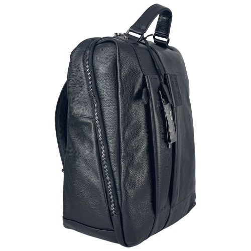 Рюкзак чоловічий шкіряний Bond Non 1105-281 чорний